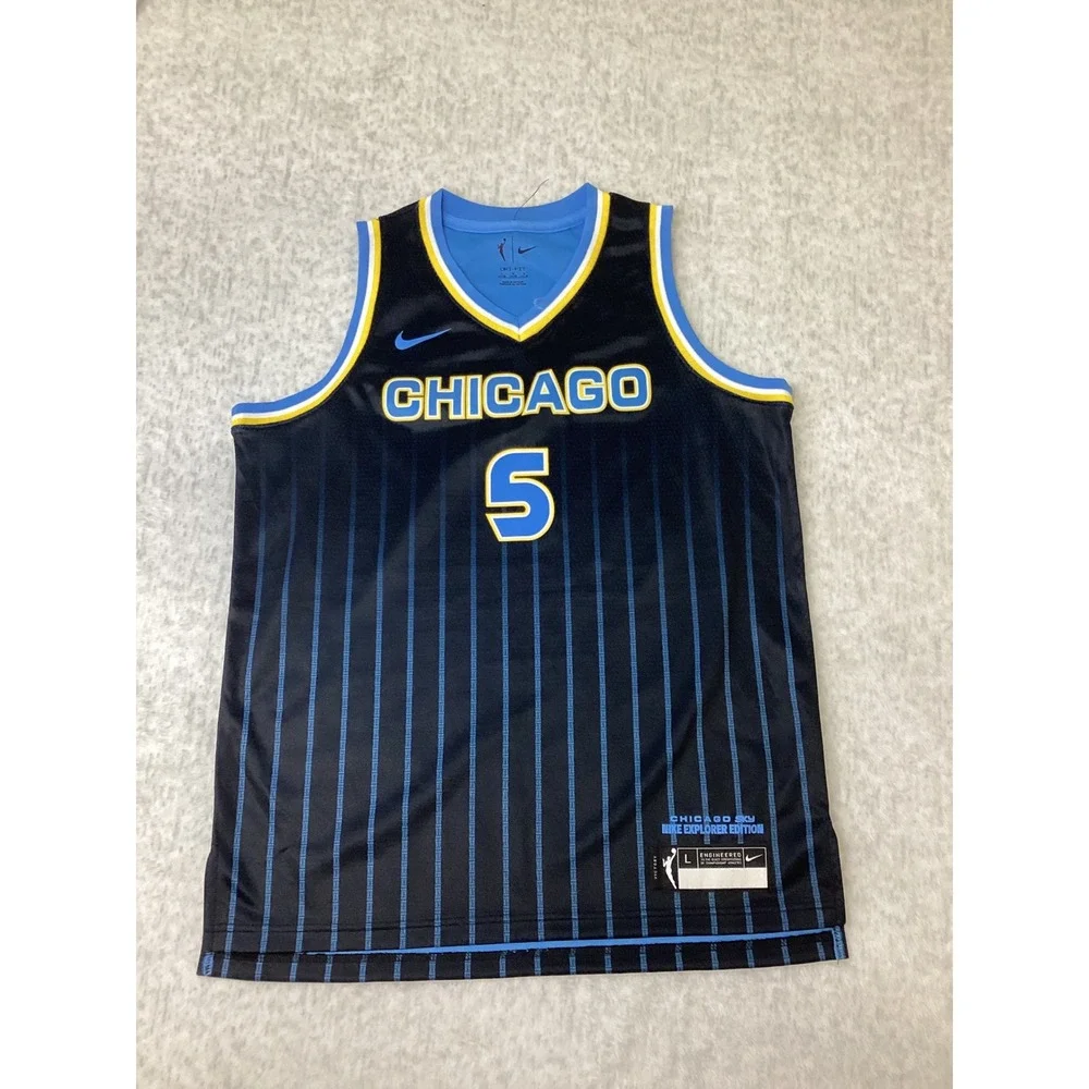Nike Chicago Sky Angel Reese 5 Explorer Edition Jersey‎ Kids Large 14-16 NWOT